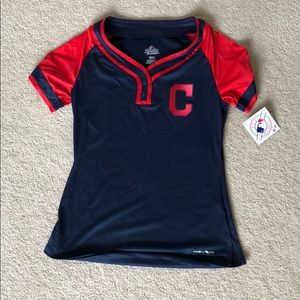 Cleveland Indians Womens Fashion Baseball Jersey
